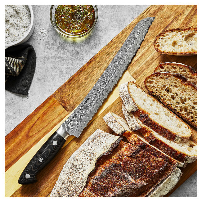 Henckels Zwilling Kramer Euroline Stainless Damascus - 10" Bread Knife