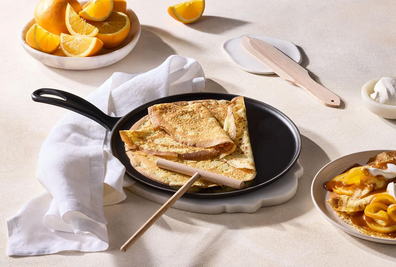 Le Creuset 10 1/4" Traditional Round Crepe Pan - Sea Salt