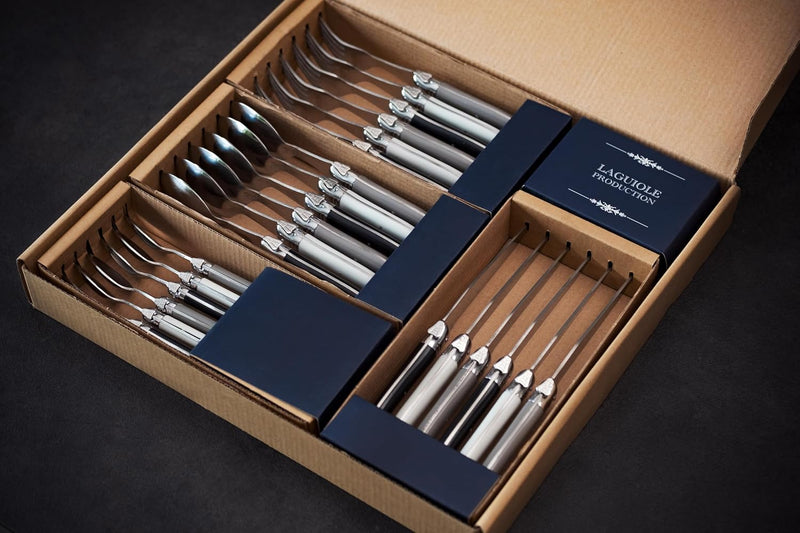 TB Laguiole Production 24 Pc. Flatware Set - Iris