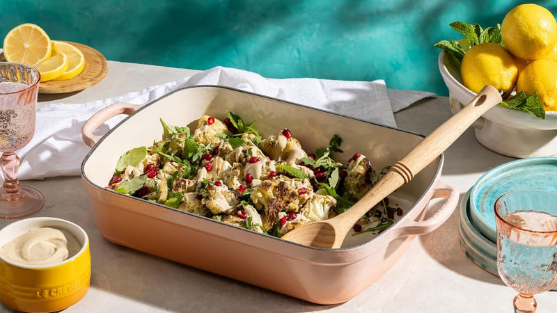 Le Creuset 5 1/4 Qt. (10" x 15 3/4") Signature Rectangular Roaster - Peche
