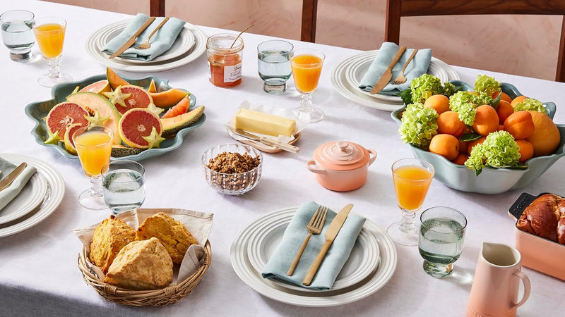 Le Creuset 14" Iris Serving Platter - Sea Salt