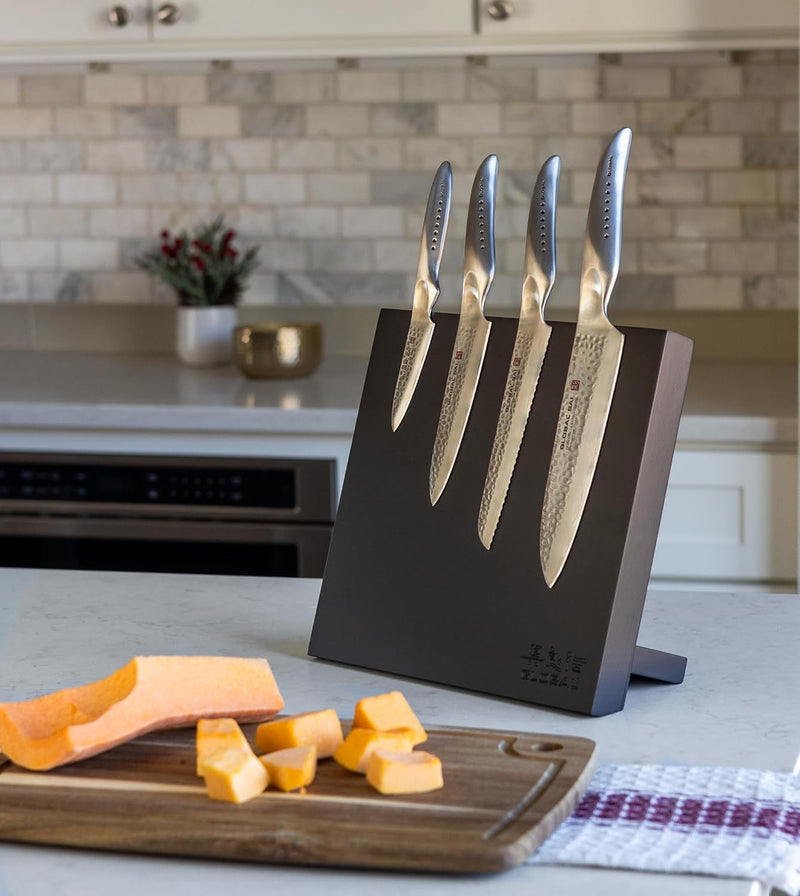 Global G-SAB45001 - Bitoku 5 Pc. SAI Essentials Knife Block Set, Black