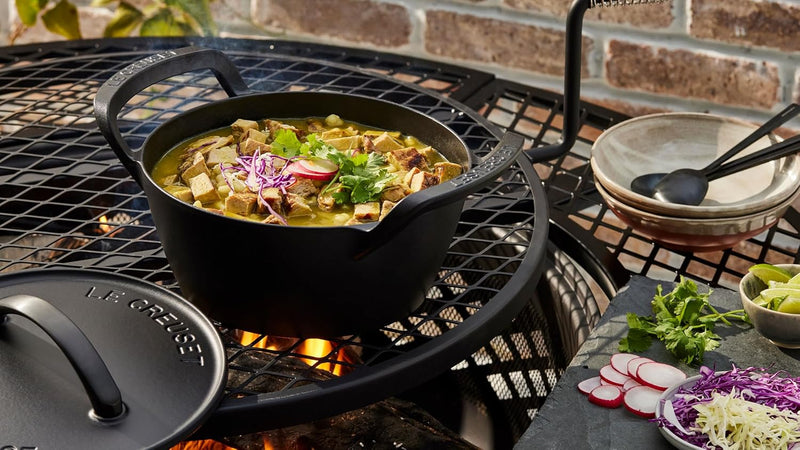 Le Creuset 4 1/4" Round Dutch Oven - Alpine Outdoor Collection - Matte Black