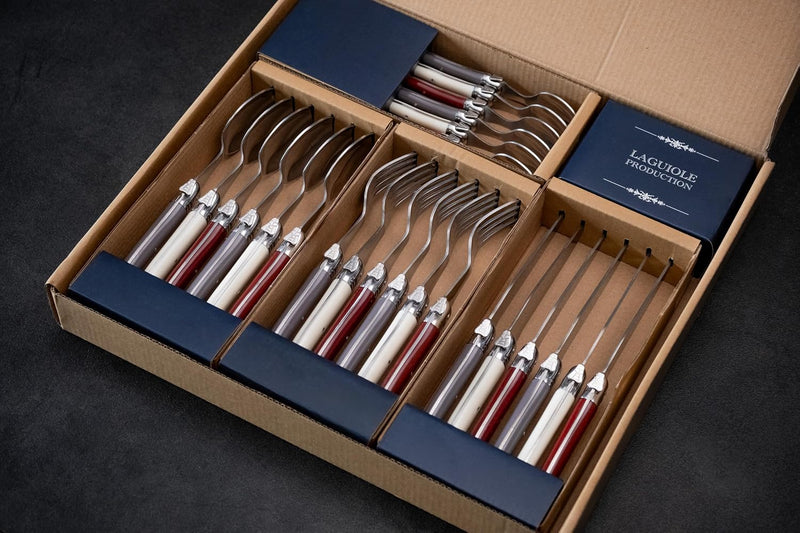 TB Laguiole Production 24 Pc. Flatware Set - Gaura