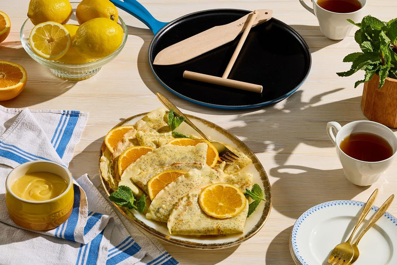 Le Creuset 10 1/4" Traditional Round Crepe Pan - Flame