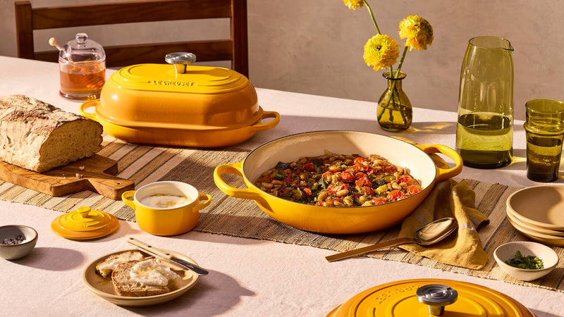 Le Creuset 3 1/2 Qt. Signature Braiser w/Crucible SS Knob - Nectar