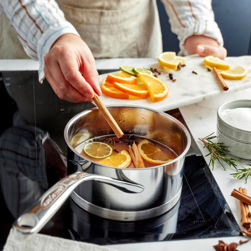 Demeyere Atlantis - 3.2 Qt. Stainless Steel Saucepan w/Lid
