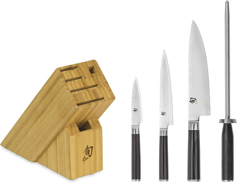 Shun Classic - 5 Pc. Starter Knife Block Set