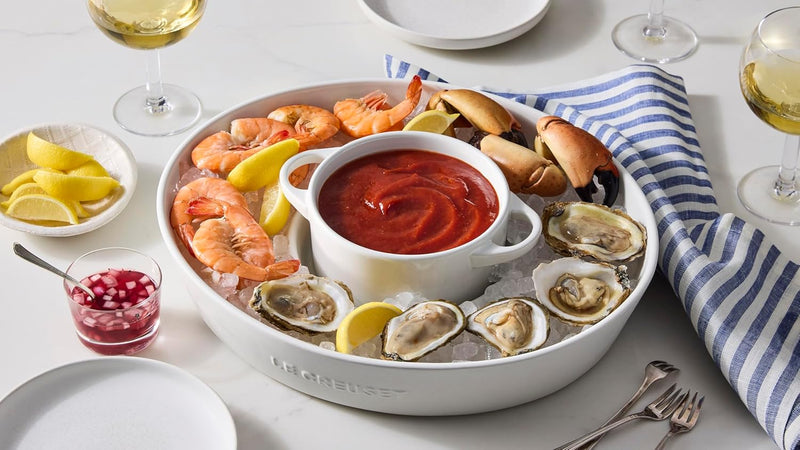 Le Creuset 13" Chip and Dip Platter - Riviera