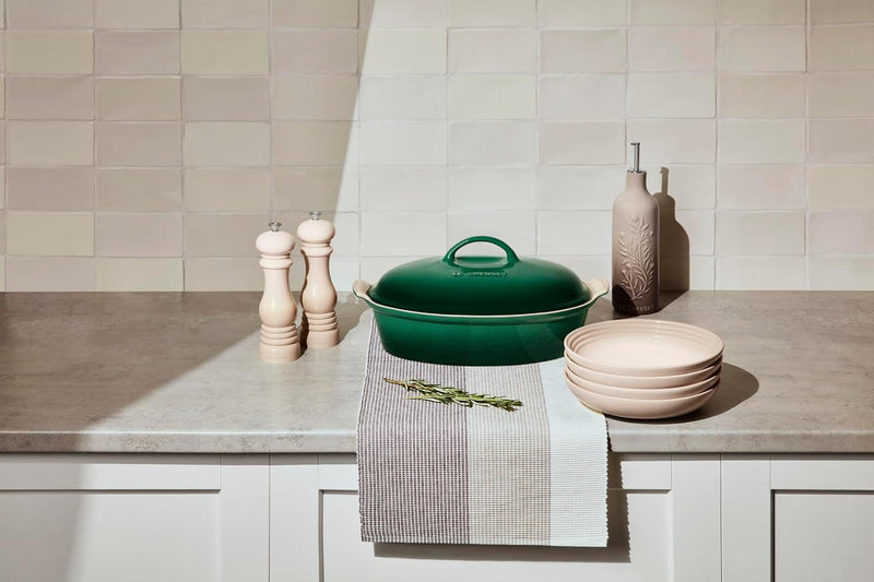 Le Creuset 4 Qt. (14") Heritage Covered Oval Casserole - Artichaut