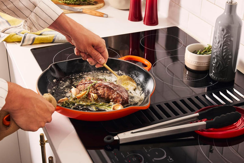 Le Creuset 11 3/4" (2 3/8 Qt.) Signature Cast Iron Handle Skillet - Sea Salt
