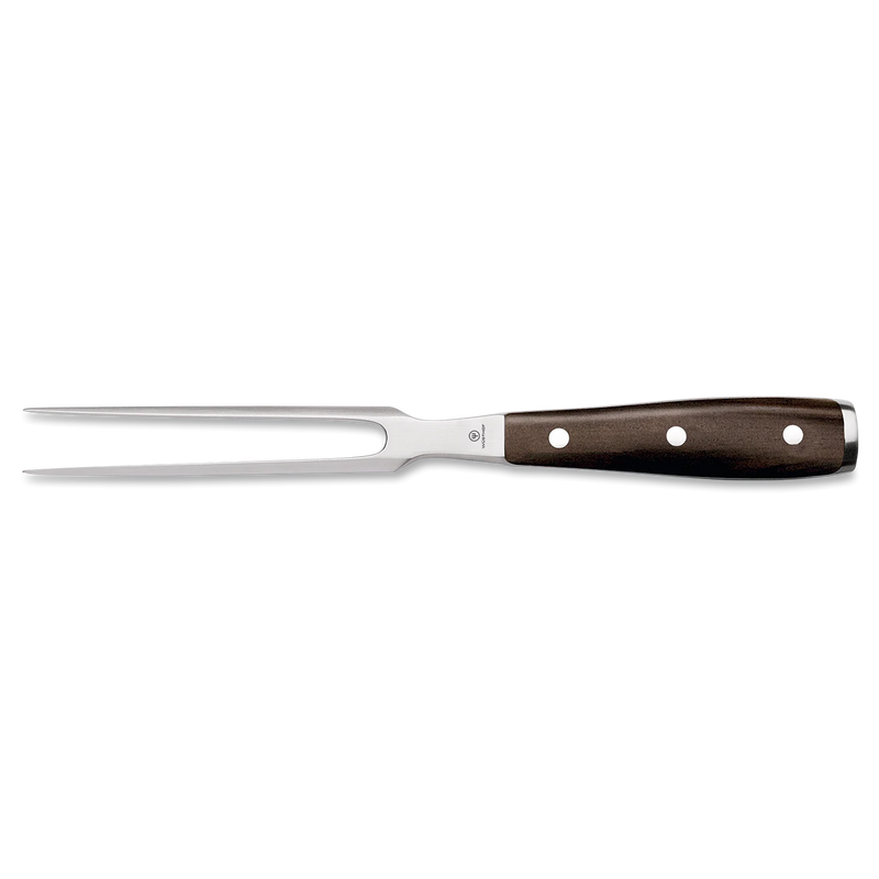 Wusthof Ikon Blackwood - 6" Straight Meat Fork