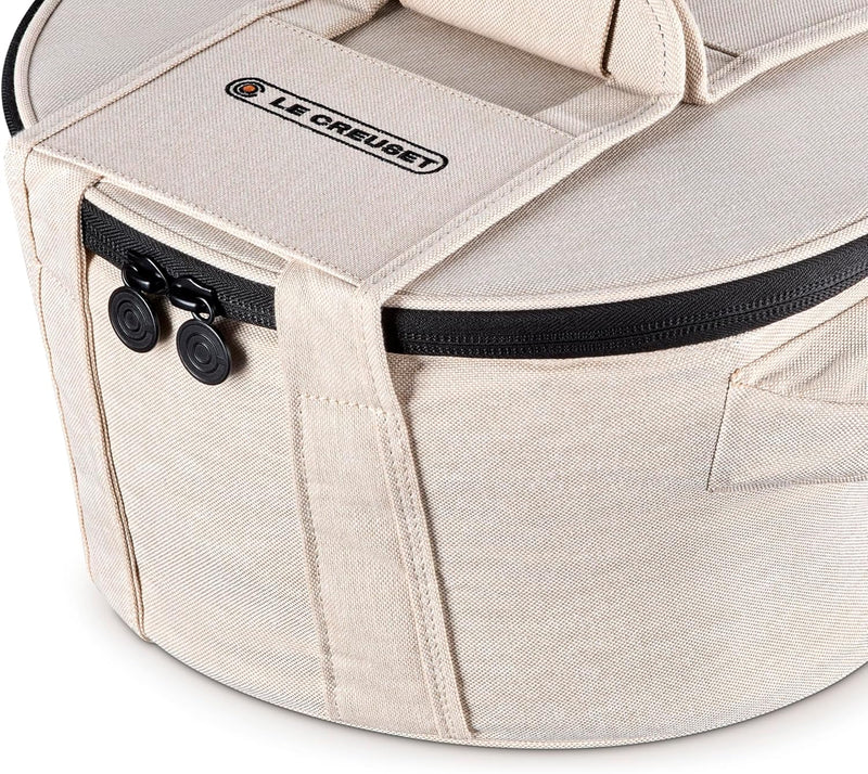 Le Creuset Large Round Dutch Oven Tote Bag - Ecru