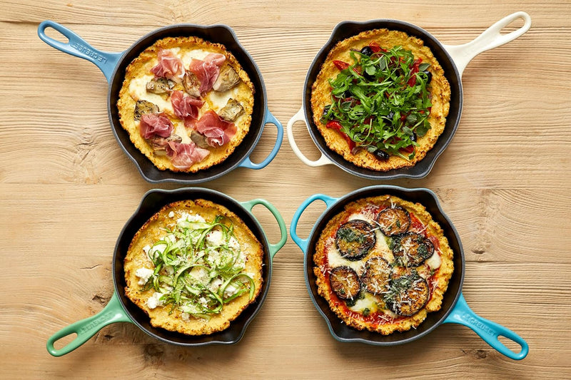 Le Creuset 9" (1 3/8 Qt.) Signature Cast Iron Handle Skillet - Riviera