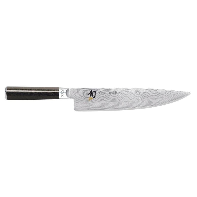 Shun Classic - 10" Chef's Knife- Personalized Engraving Available