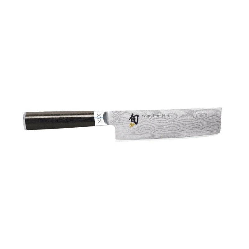 Shun Classic - 6 1/2" Nakiri Knife- Personalized Engraving Available