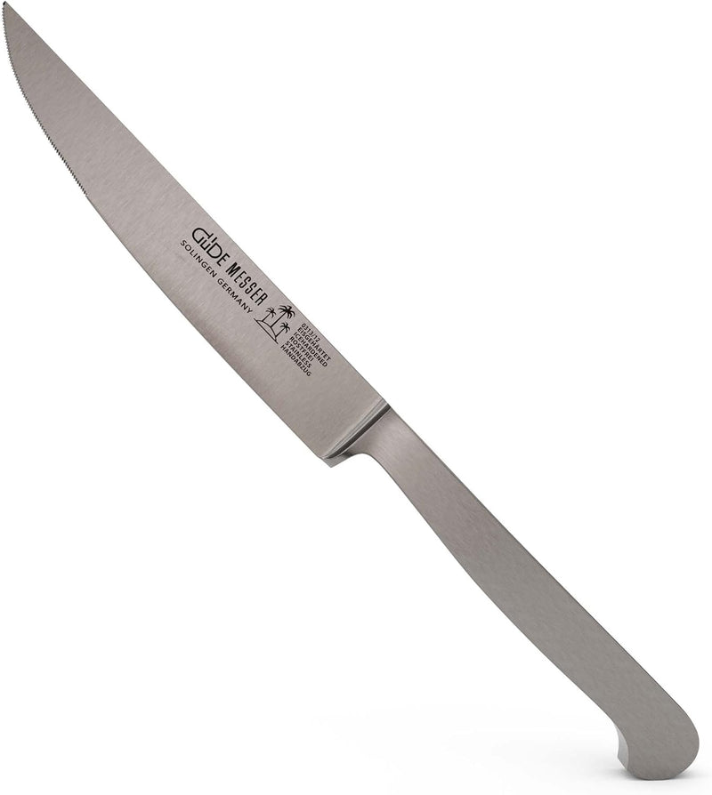 Güde Kappa Series - 4 1/2" Forged Steak Knife, Stainless Steel Handle