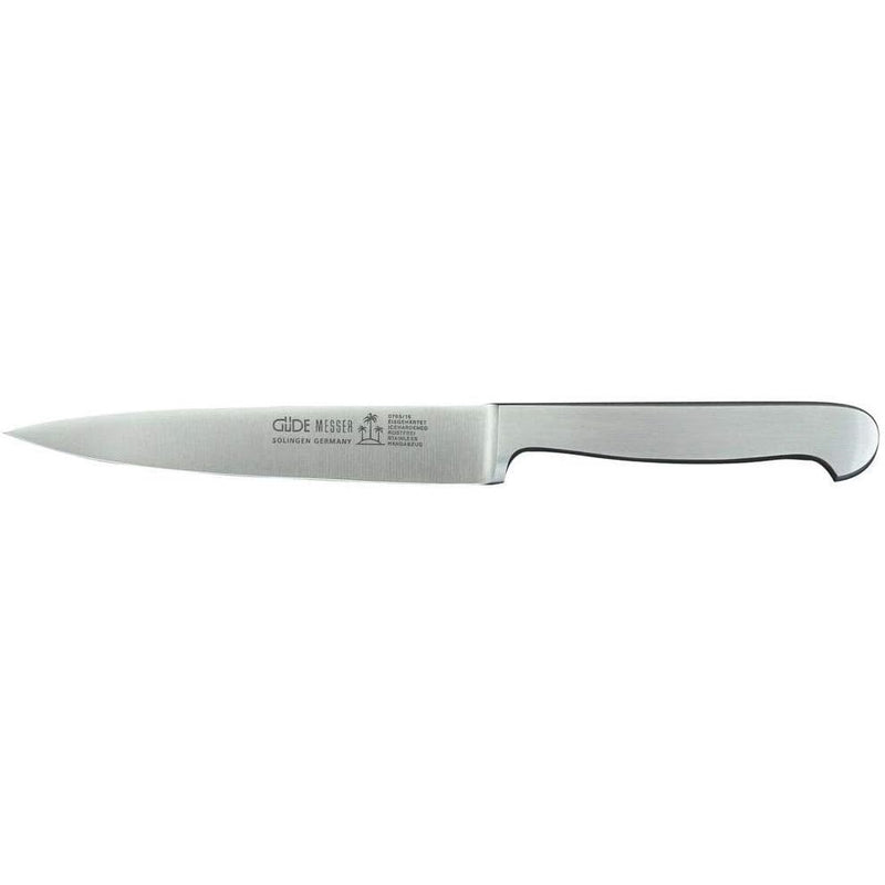 Güde Kappa Series - 6" Forged Utility Knife, Stainless Steel Handle