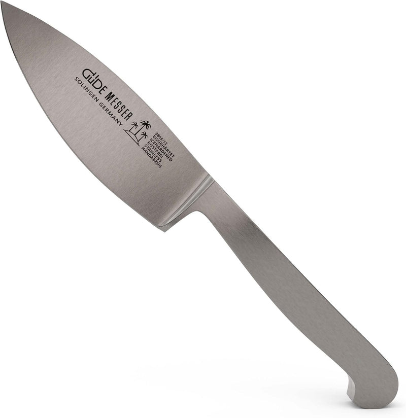 Güde Kappa Series - 4 1/2" Forged Hard Cheese Knife, Stainless Steel Handle