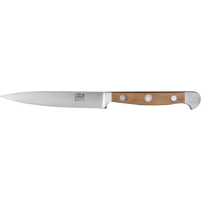 Güde Alpha Pear Series - 5" Forged Double Bolster Paring Knife, Pear Wood Handle