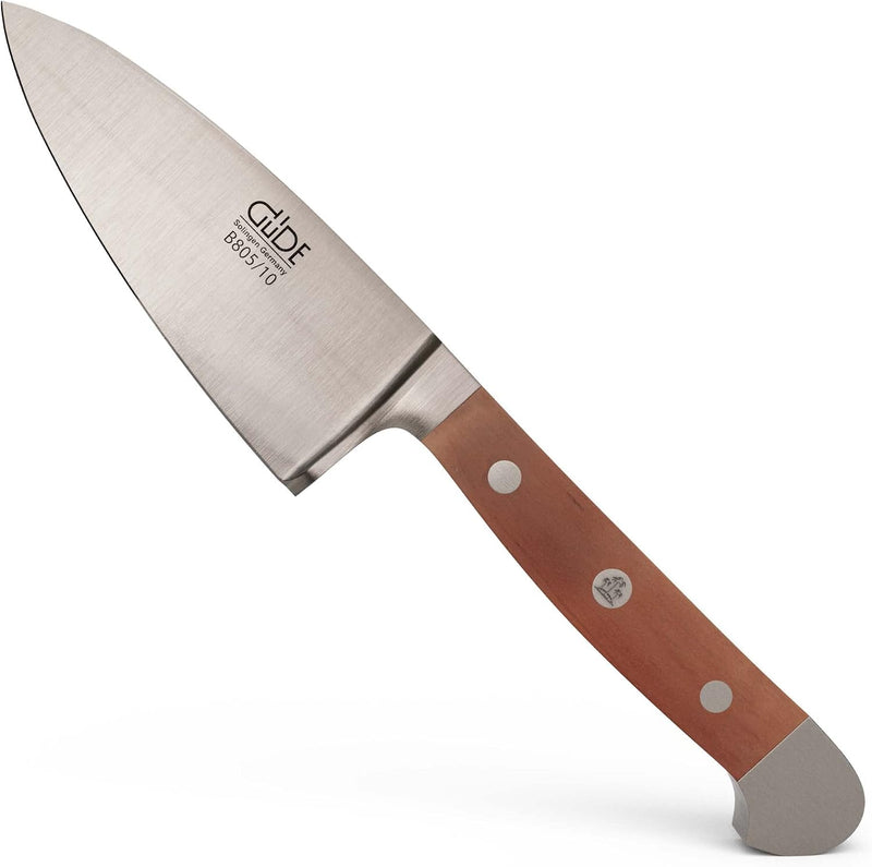 Güde Alpha Pear Series - 3" Forged Double Bolster Hard Cheese Knife, Pear Wood Handle