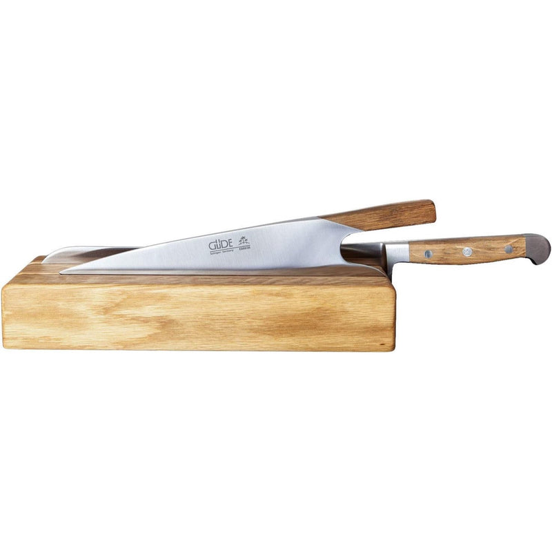 Güde - 2-Slot Knife Block, Oak Wood