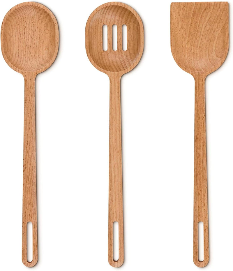 Le Creuset Set of 3 - Signature Wooden Tools Set