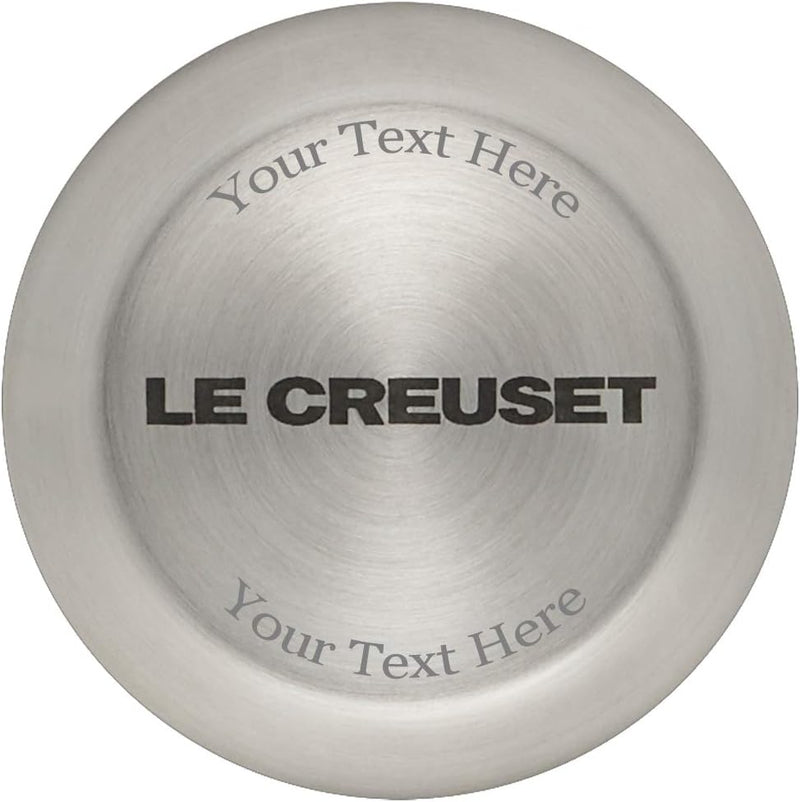 Le Creuset 7 1/4 Qt. Signature Round Dutch Oven w/Stainless Steel Knob - Shallot- Personalized Engraving Available