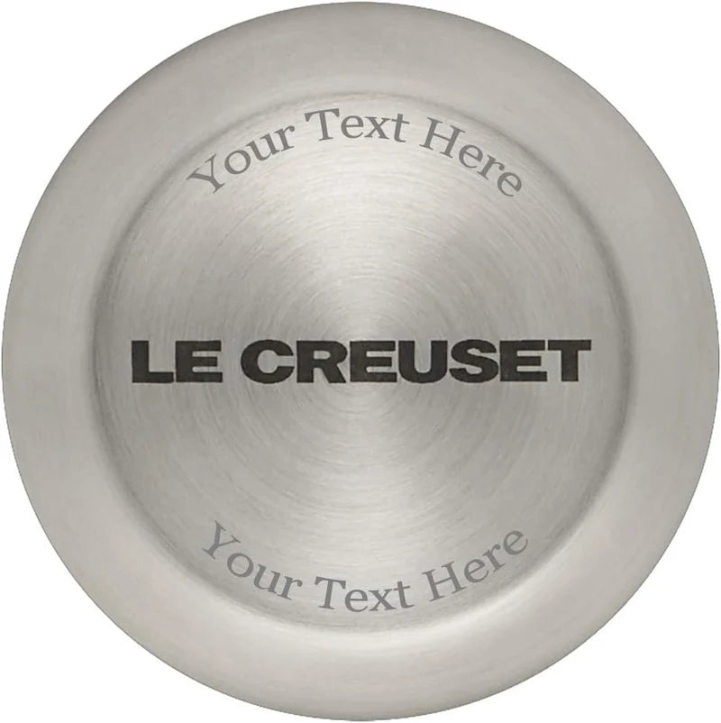 Le Creuset 13 1/4 Qt. Enameled Cast Iron Signature Round Dutch Oven w/Stainless Steel Knob - Marseille- Personalized Engraving Available