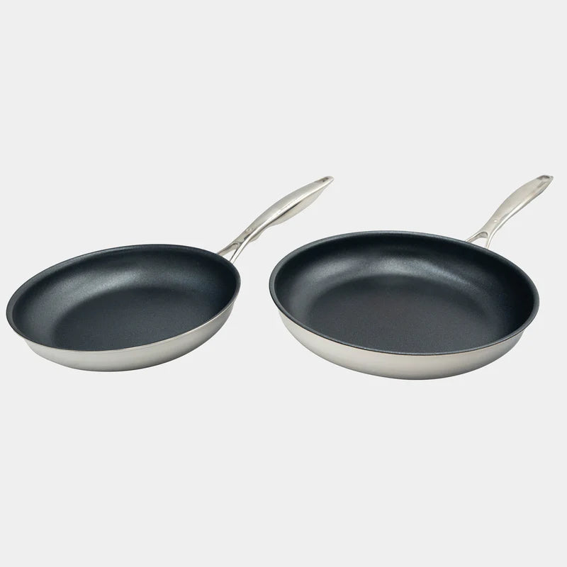 Swiss Diamond - 2 Pc. Nonstick Clad Induction Fry Pan Set