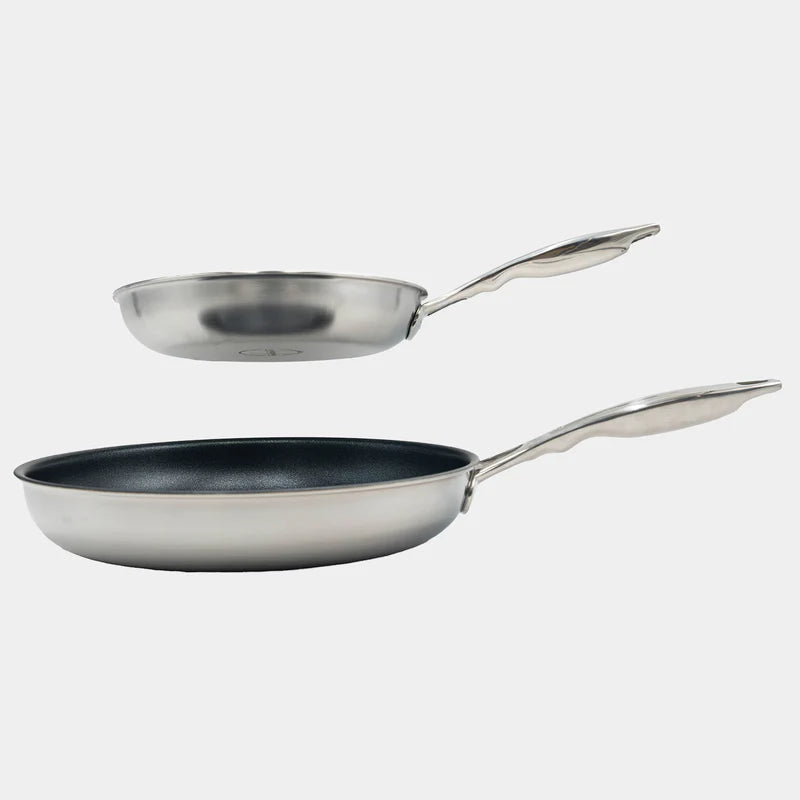 Swiss Diamond - 2 Pc. Nonstick Clad Induction Fry Pan Set