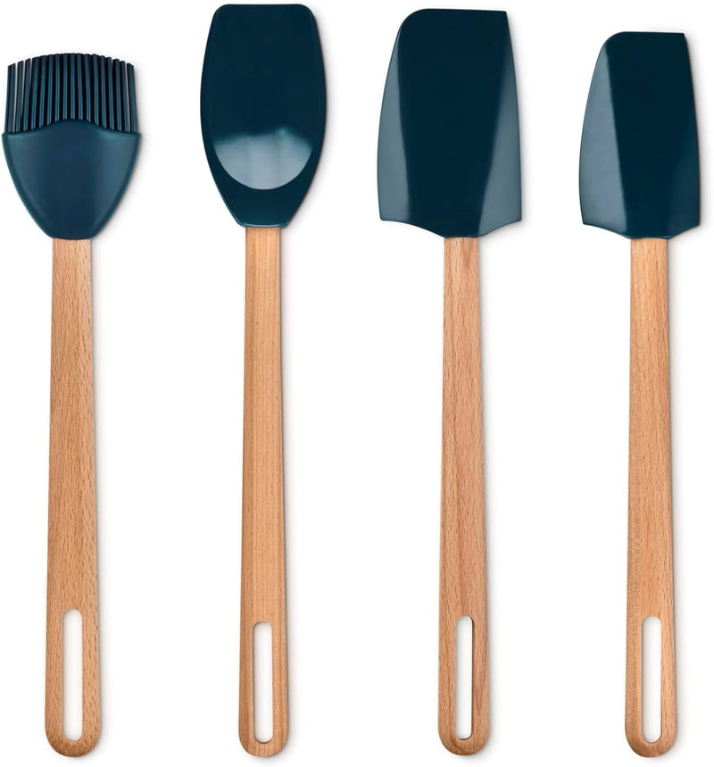 Le Creuset Set of 4 - Signature Silicone Tools Set - Nuit
