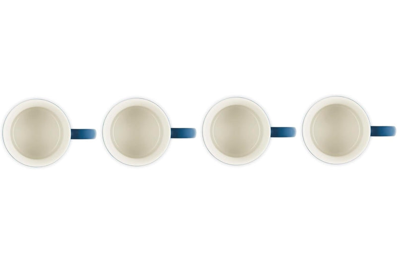 Le Creuset Set of 4 - 14 oz. Vancouver Mugs - Nuit