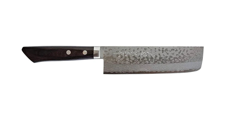 Kikuichi SUMI Series 17-Layer Damascus - 6.5" Nakiri Knife