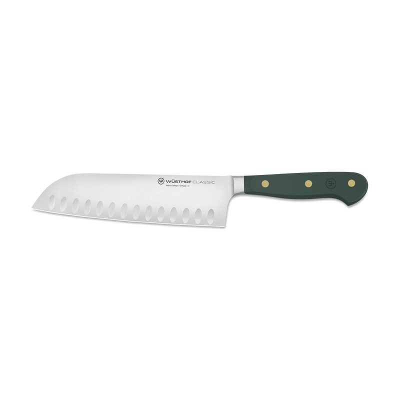 Wusthof Classic Fresh Rosemary - 7" Santoku Knife w/Hollow Edge