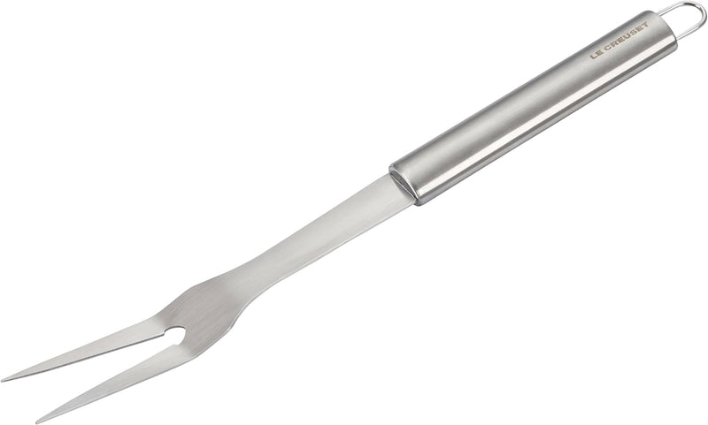 Le Creuset 17 1/2" Outdoor BBQ Two-Pronged Fork - Alphine Outdoor Collection - Stainless Steel
