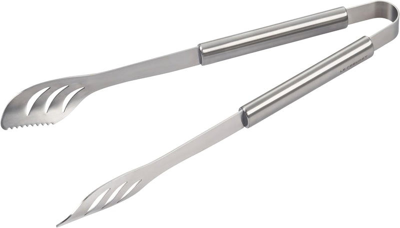 Le Creuset 17 1/2" Outdoor BBQ Tongs - Alphine Outdoor Collection - Stainless Steel