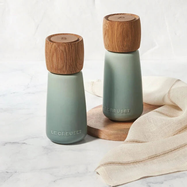 Le Creuset 7" Stoneware Alphine Salt Mill - Sea Salt