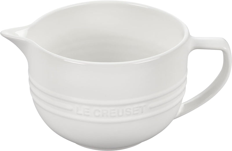 Le Creuset 3 1/4 Qt. Signature Batter Bowl - White