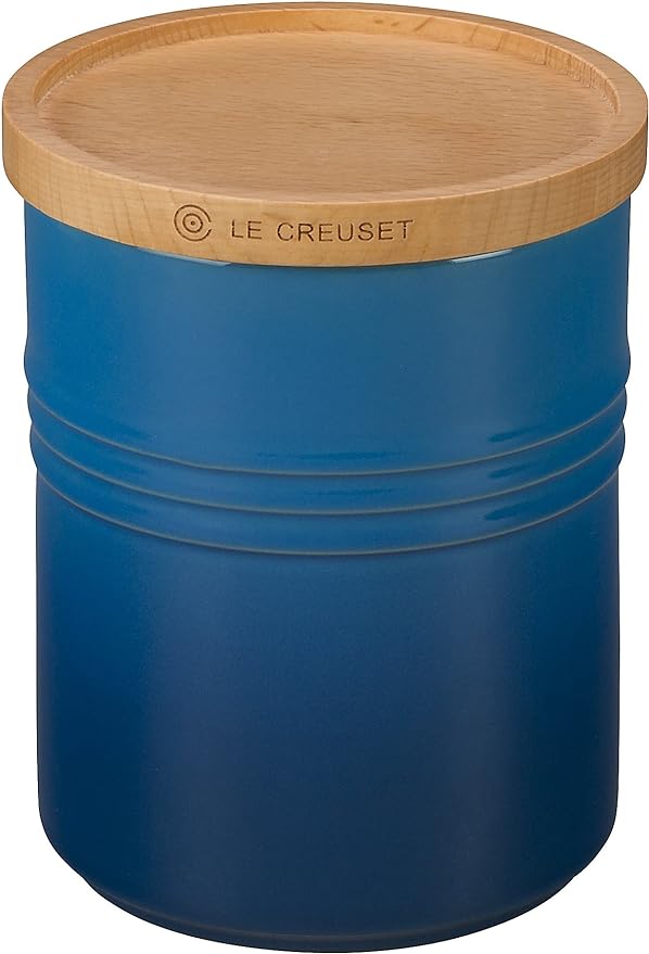 Le Creuset 2 1/2 Qt. (5.5" diameter) Canister w/Wood Lid - Marseille