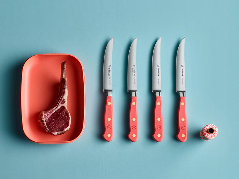 Wusthof Classic Coral Peach - 4 Pc. Steak Knife Set
