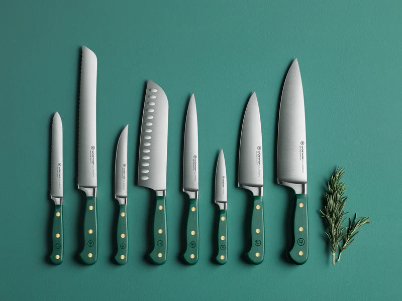 Wusthof Classic Fresh Rosemary - 8 Pc. Knife Block Set,