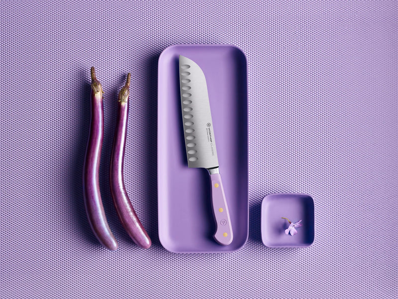 Wusthof Classic Purple Yam - 7" Santoku Knife w/Hollow Edge