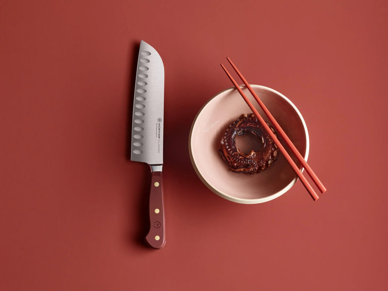 Wusthof Classic Tasty Sumac - 7" Santoku Knife w/Hollow Edge