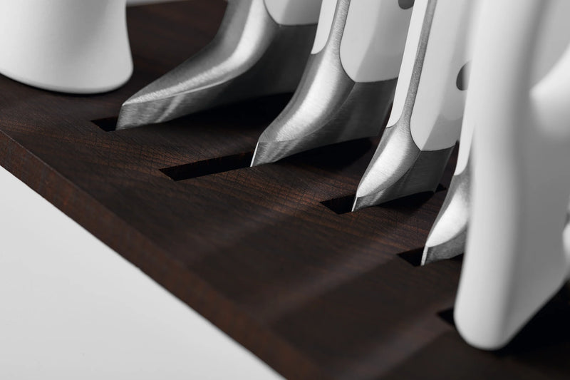 Wusthof Classic White -  7 Pc. Knife Block Set with Santoku Knife