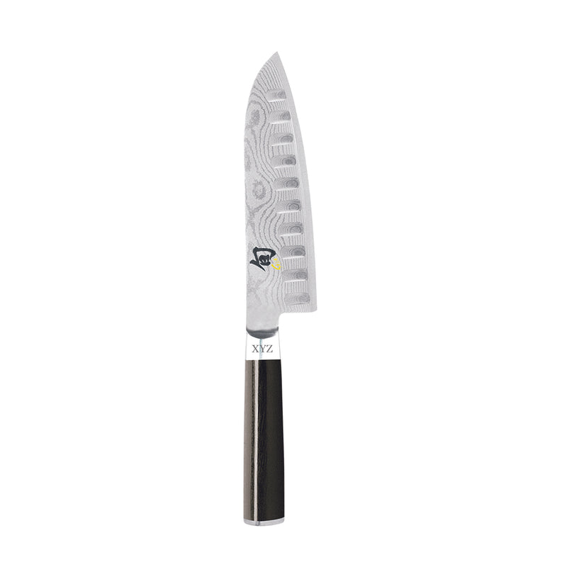 Shun Classic - 7" Hollow Ground Santoku Knife- Personalized Engraving Available
