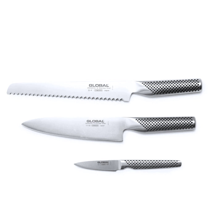 Global G-55946 - 3 Pc. Knife Set (G-55, G-9, GSF-46)