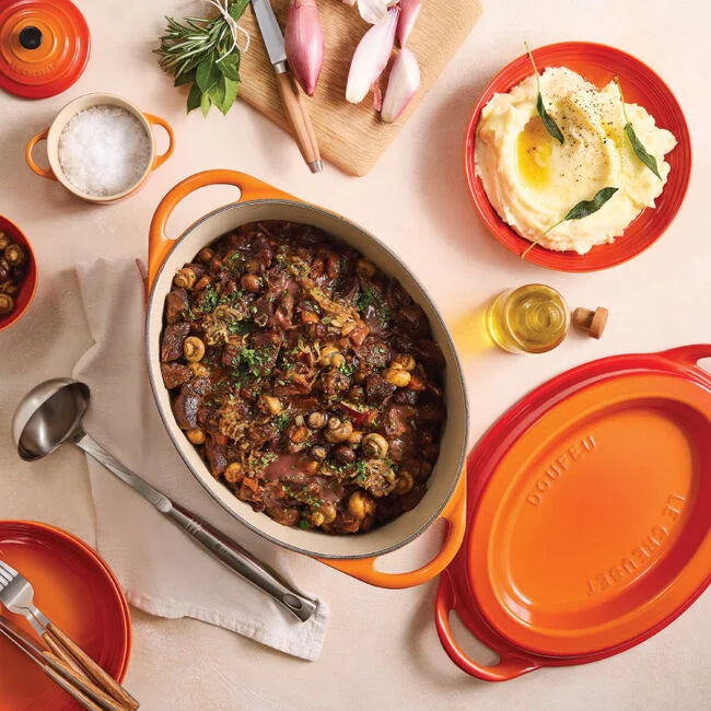 Le Creuset 7 1/4" Traditional Oval Doufeu Oven - Oyster