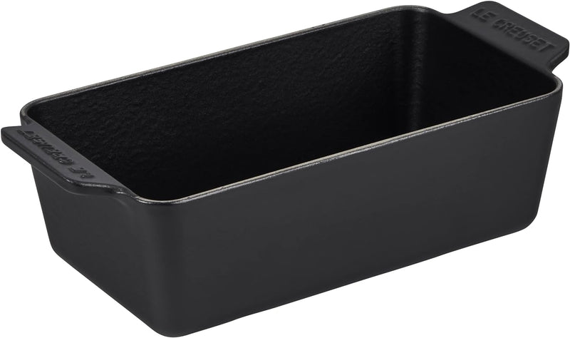 Le Creuset 9" x 5" x 3" (2 Qt.) Enameled Cast Iron Signature  Loaf Pan - Licorice