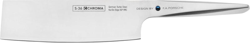 Chroma Type 301 Blue Turbo - 7" Nakiri Knife (Vegetable)